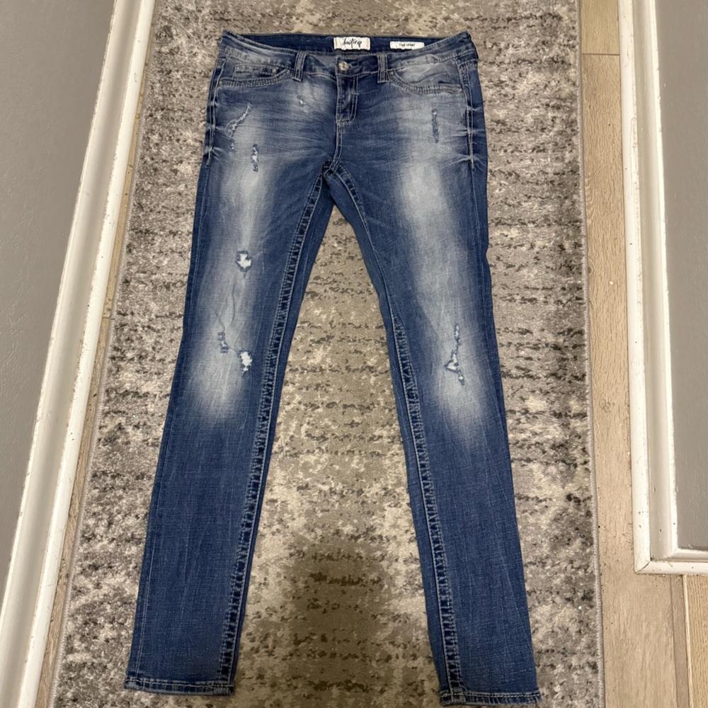 Daytrip Dark Blue Denim Jeans- LIKE-NEE[WMNS 31L]